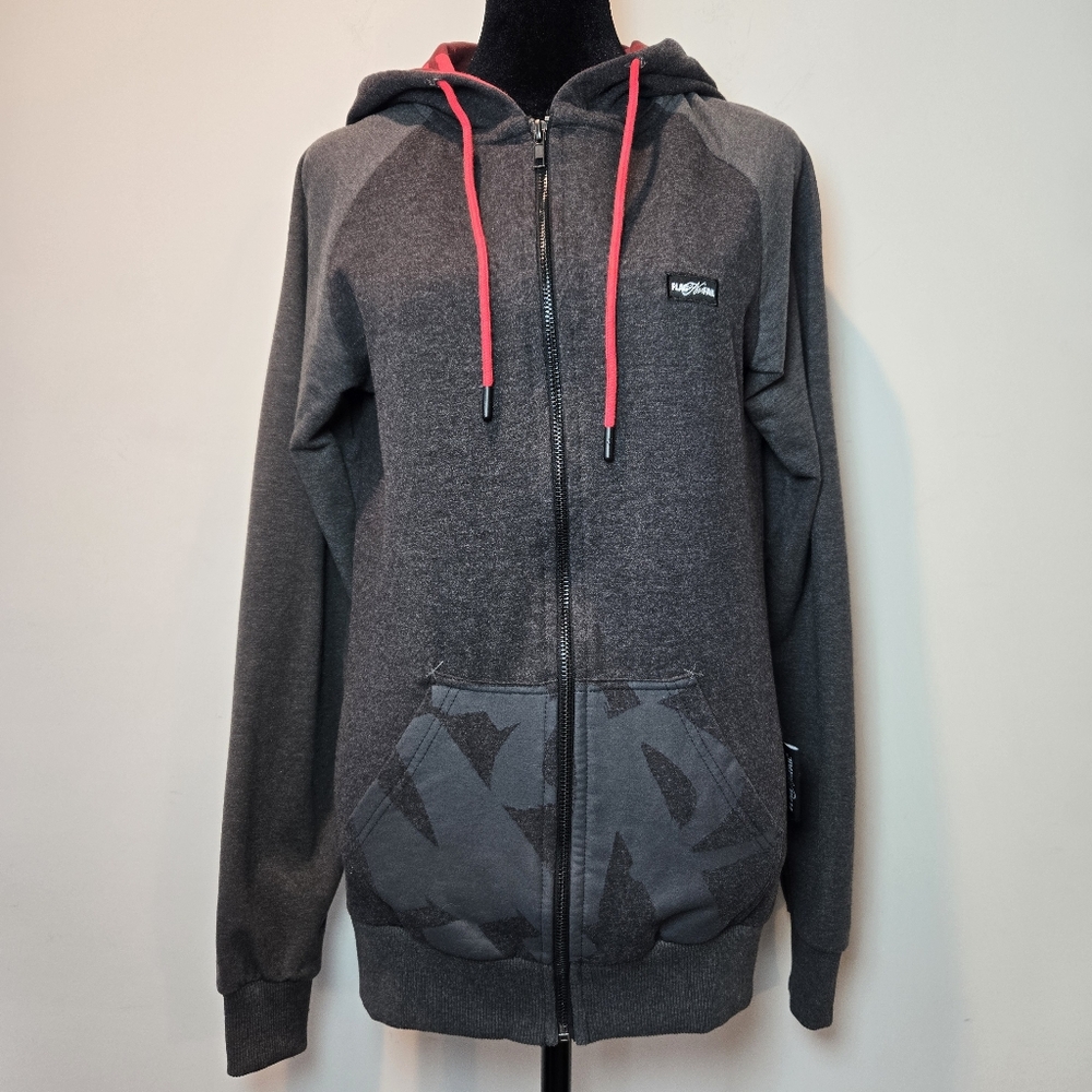 Flag Nor Fail Jacket Women's Small Athletic Hooded Full Zip Sport